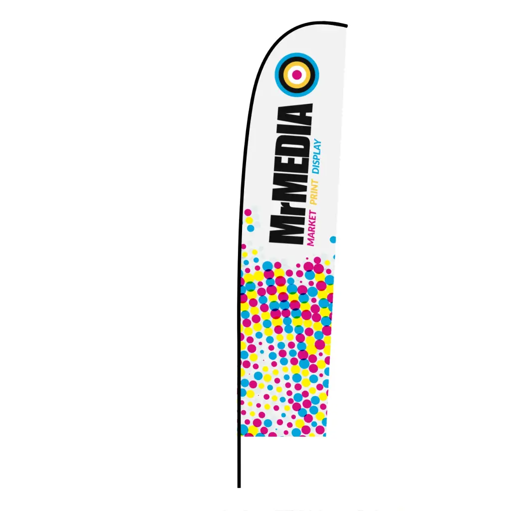 [SKU - WC3MDSCPMX] Feather Flag 10', Single sided, Complete