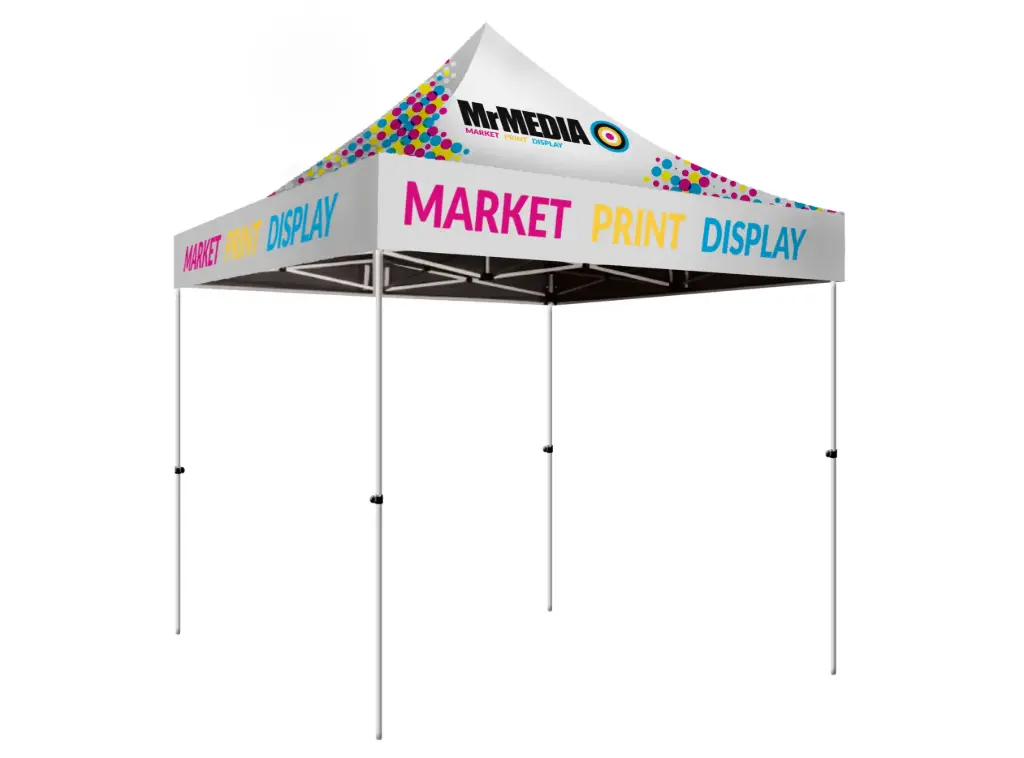 [SKU - GZ22USCALU] Tent 7 x 7', UV Print, Aluminum, Complete
