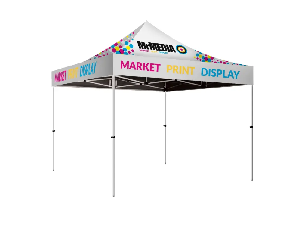 [SKU - GZ33USCTOU] World's Toughest Tent 10 x 10', UV Print, Aluminum, Complete