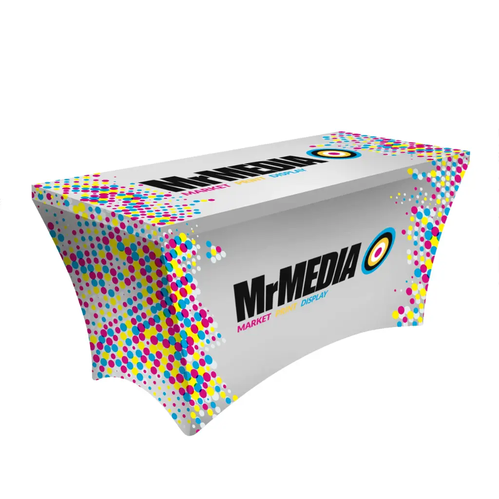 [SKU - TC18DSPSCR] Stretch Tablecloth, 6 x 2.5 x 2.4'