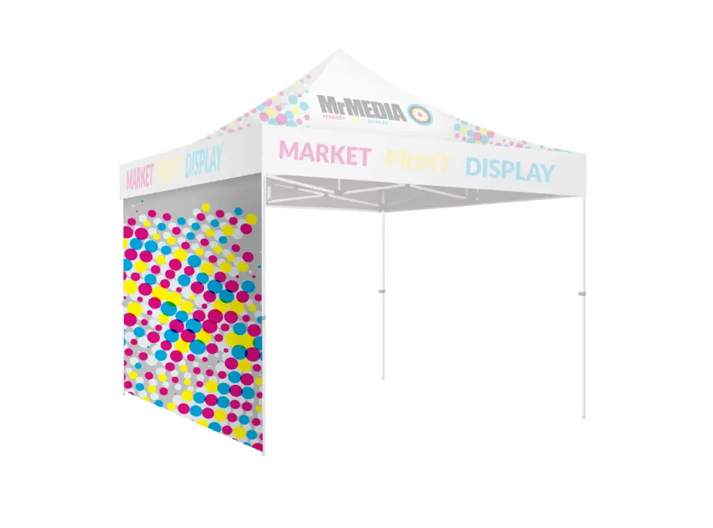 [SKU - GZ33USPFUW] Tent 10' Unit, Full Wall, UV Print, Single Sided